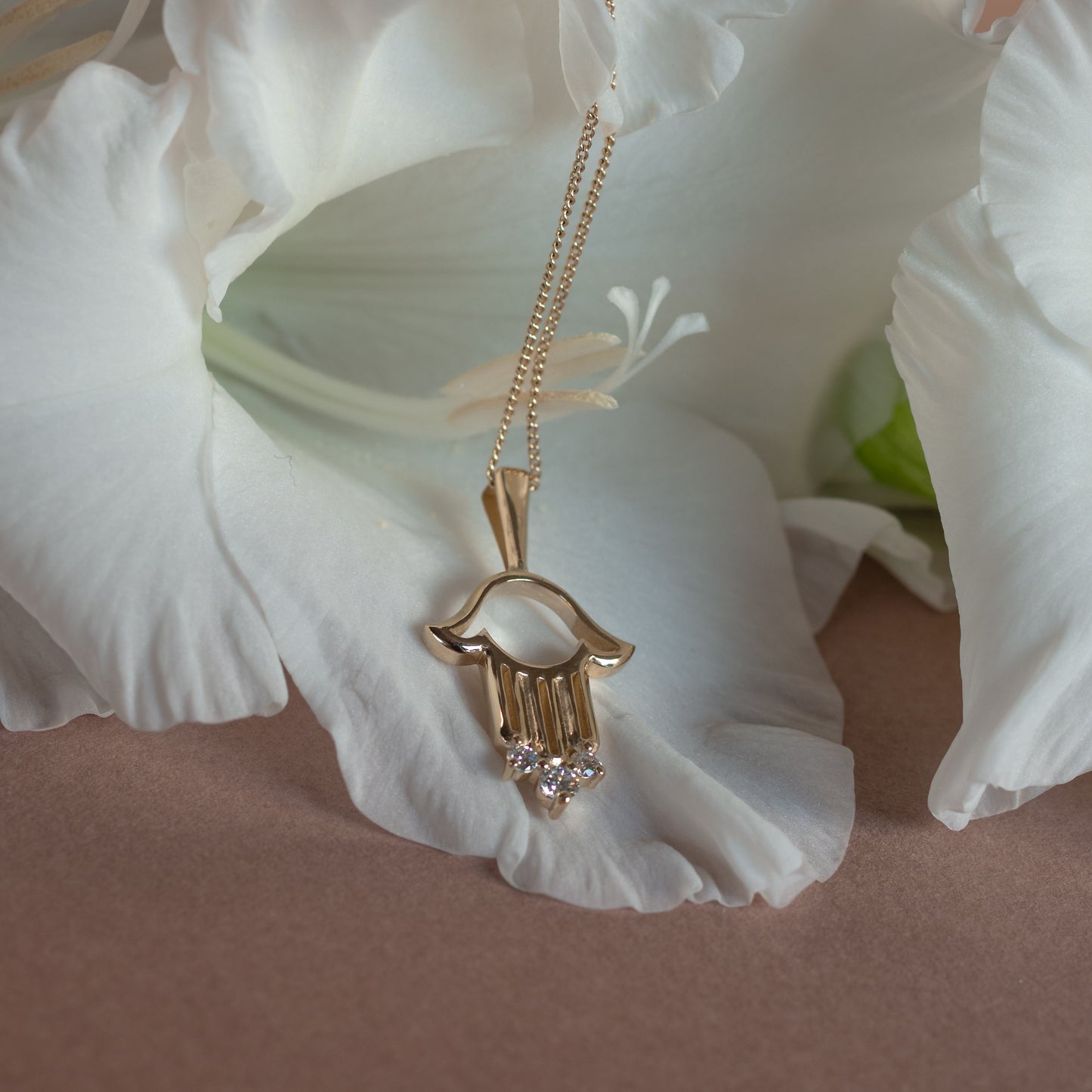 Hamsa On You Diamonds Necklace