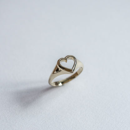 Not Just a Heart Signet Ring