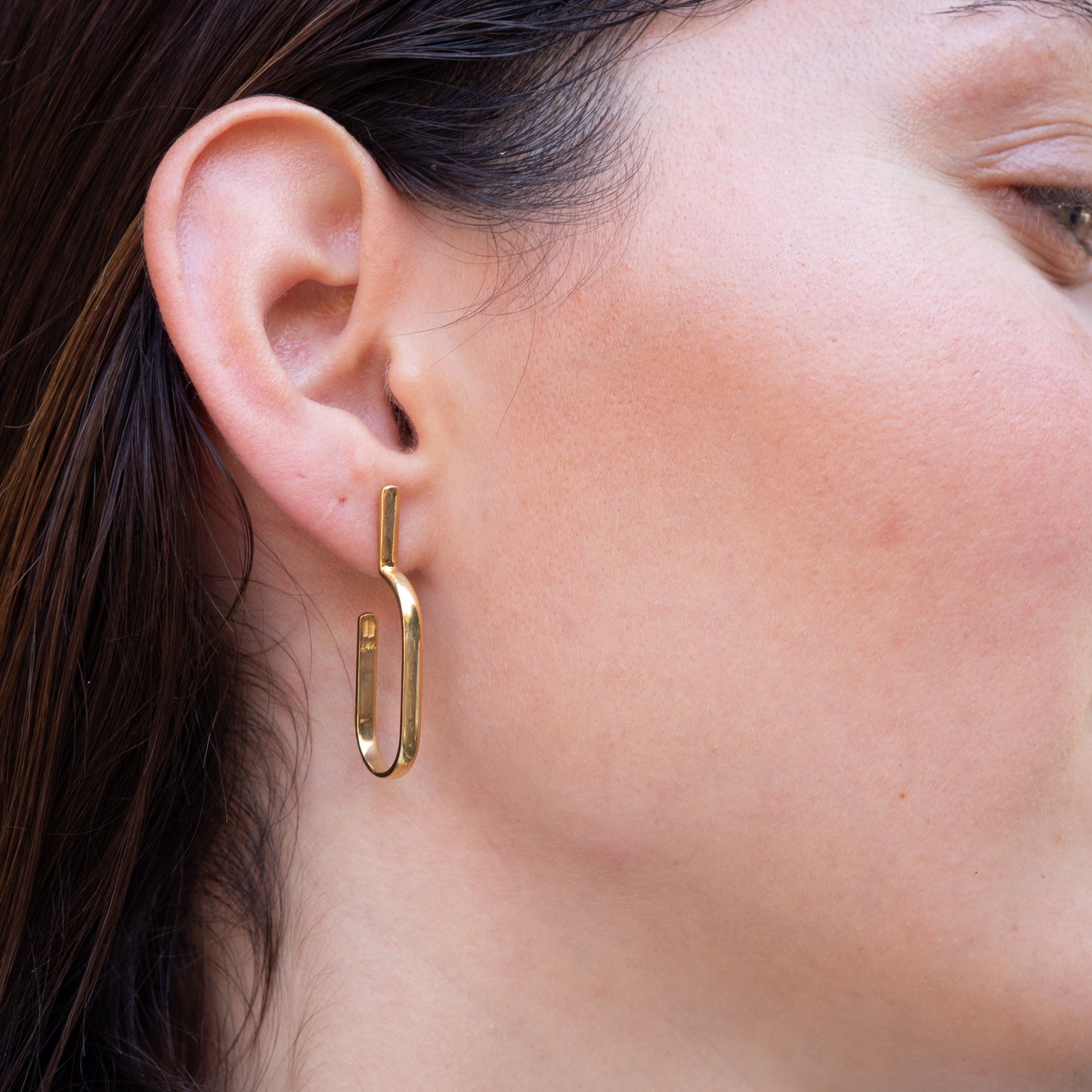 Modern gipsy U earrings