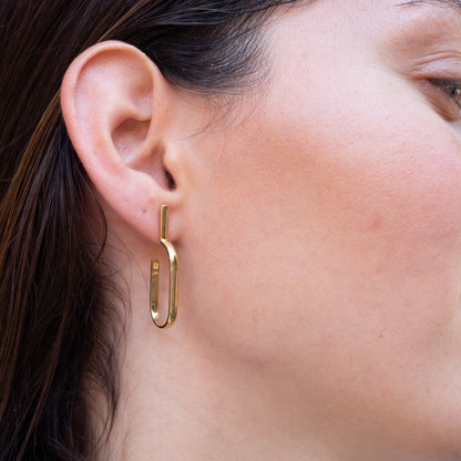 Modern gipsy U earrings