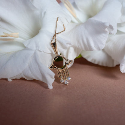 Hamsa On You Diamonds Necklace